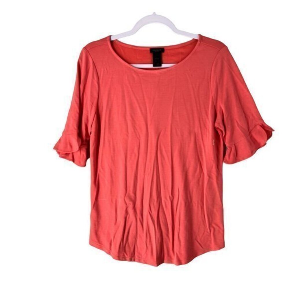Ann Taylor Factory Womens Tops Size M Ruffle Sleeve